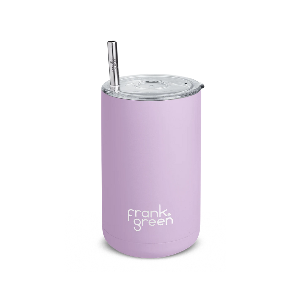 Frank Green Iced Coffee Cup with Straw - Lilac Haze