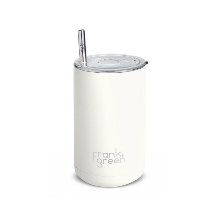 Frank Green Iced Coffee Cup with Straw - Cloud