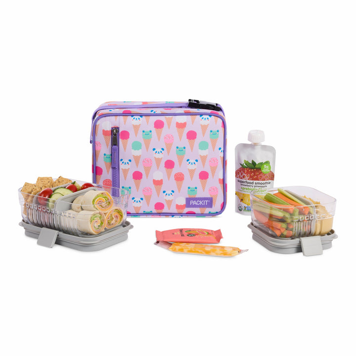 PackIt Freezable Classic Lunch Bag - Ice Cream Critters