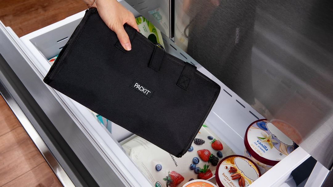 PackIt Freezable Grocery Bag - Black