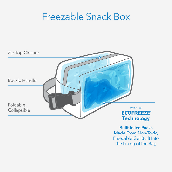 PackIt Freezable Snack Bag - Lavender
