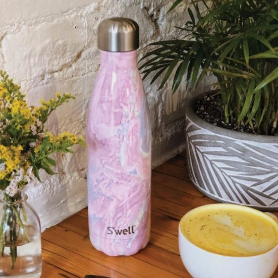 S'Well Insulated Drink Bottle - 500ml - Geode Rose