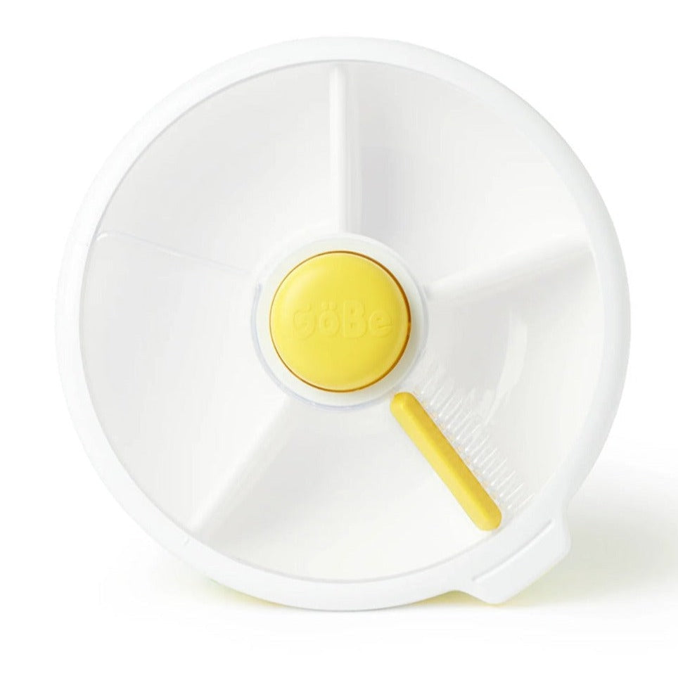 GoBe Large Snack Spinner - Lemon Yellow