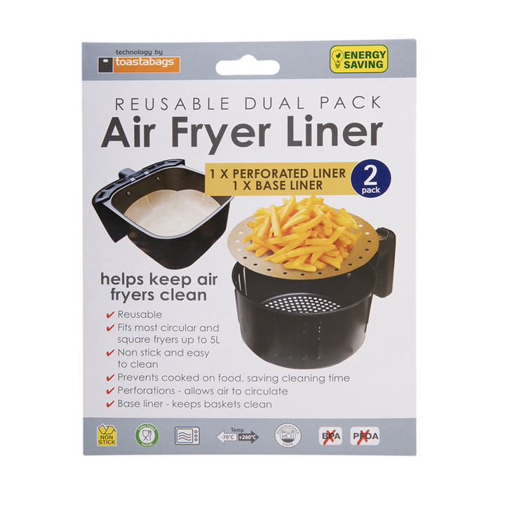 Toastabags Air Fryer Liners - 2pk - Round