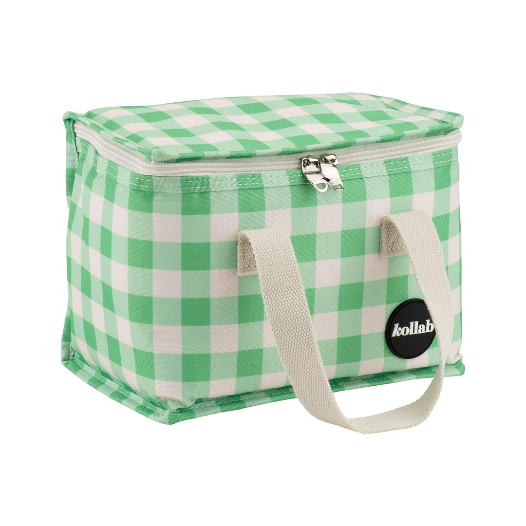 Kollab Insulated Lunch Bag - Kelly Green Check