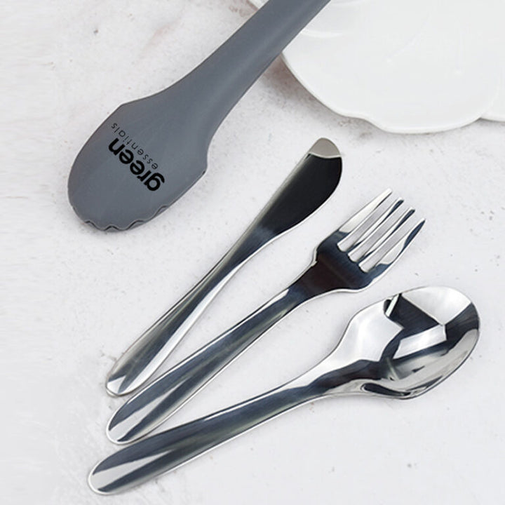Green Essentials Stainless Steel Travel Cutlery Set - Steel