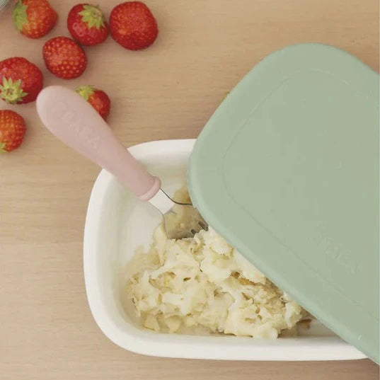 Beaba Ceramic Bento Lunch Box - Sage Green