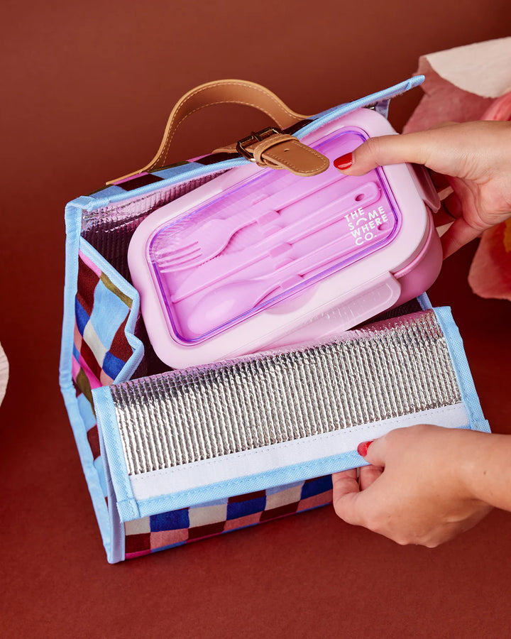 The Somewhere Co. Insulated Lunch Satchel - Hopscotch