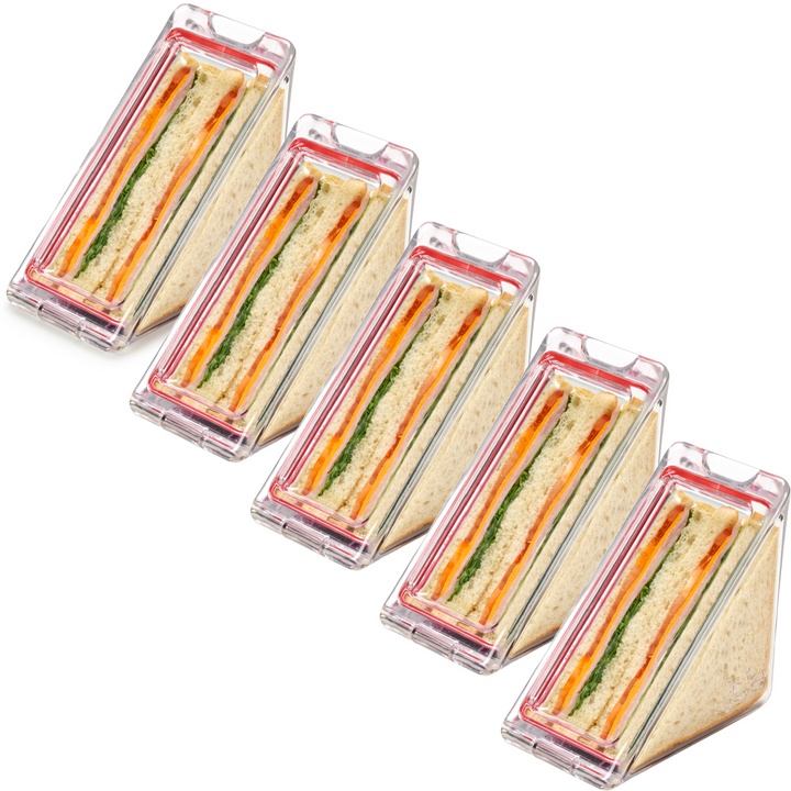 PRE-ORDER - Joie Triangle Sandwich Container Bundle - Buy 4 Get 1 FREE!