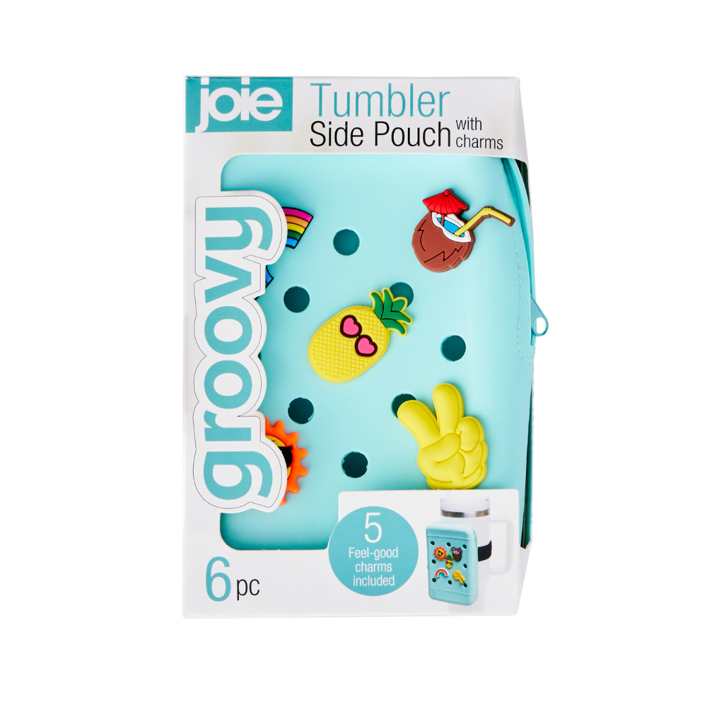 Joie Groovy Tumbler Side Pouch with Charms