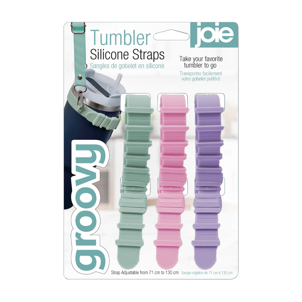 Joie Groovy Tumbler Silicone Straps - 3 Pack