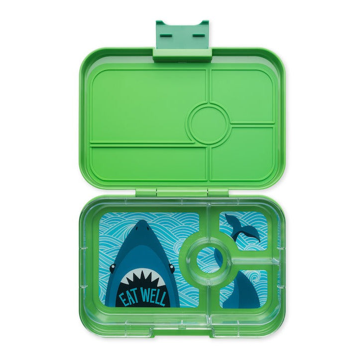 Yumbox Tapas Lunch Box 4 - Jurassic Green - Shark