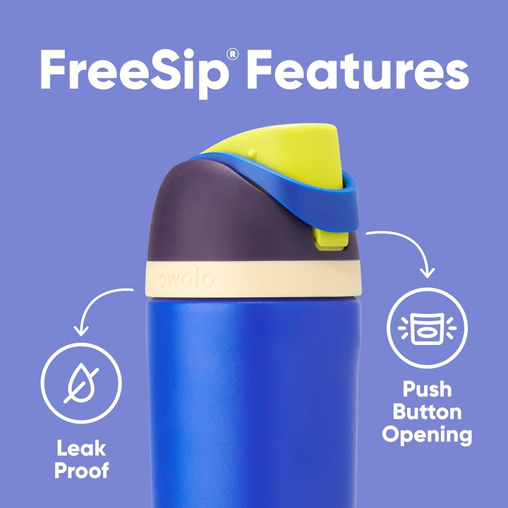 Owala Kids' Insulated FreeSip Drink Bottle - 475ml - Celestial Sphere