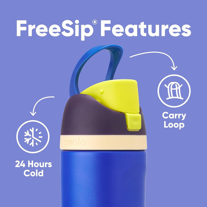 Owala Kids' Insulated FreeSip Drink Bottle - 475ml - Celestial Sphere