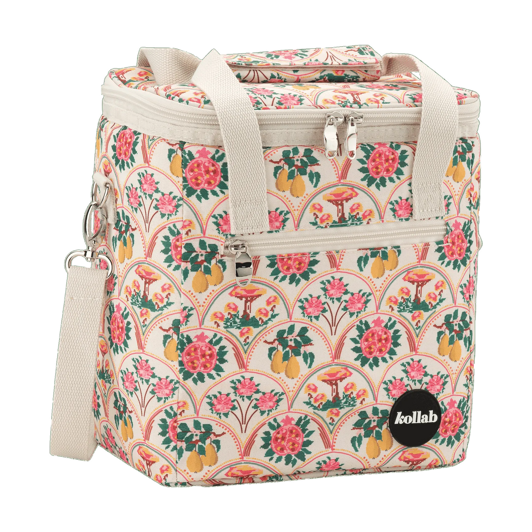 PRE-ORDER Kollab Mini Insulated Cooler Bag - Needlepoint Garden