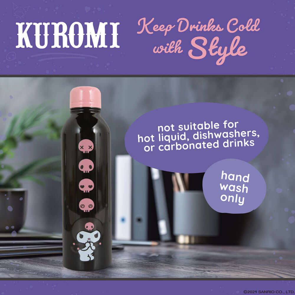Kuromi 700ml Drink Bottle