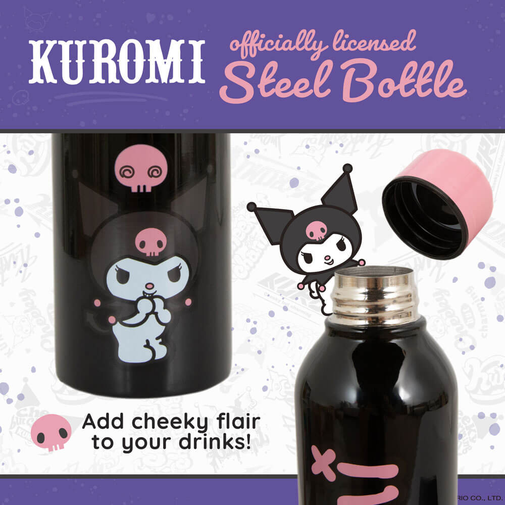 Kuromi 700ml Drink Bottle