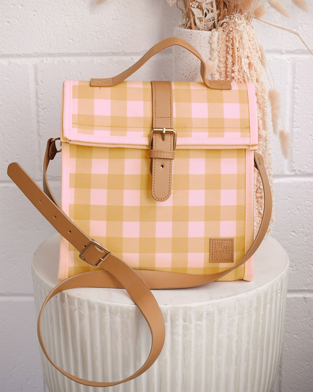 The Somewhere Co. Insulated Lunch Satchel - Rose All Day