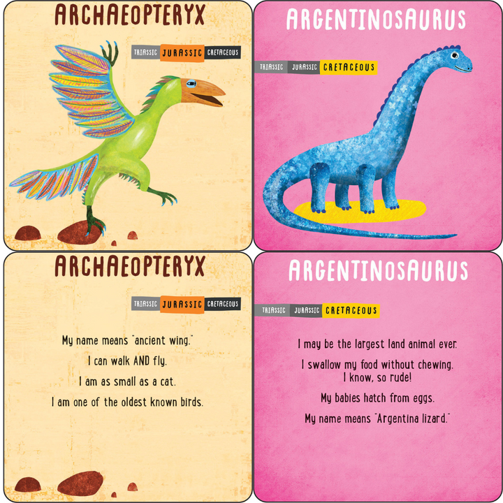 Lunch Box Note Cards - Dinosaurs