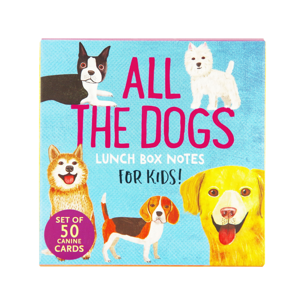 Lunch Box Note Cards - All The Dogs