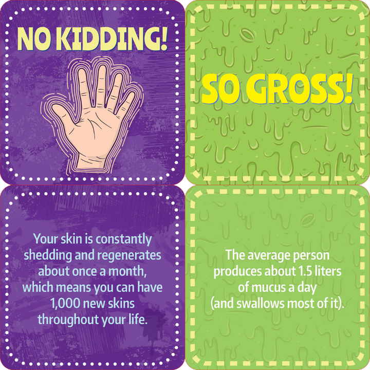 Lunch Box Note Cards - Gross Facts