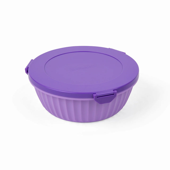 Yumbox Leakproof Divided Poke Salad Bowl - Maui Purple