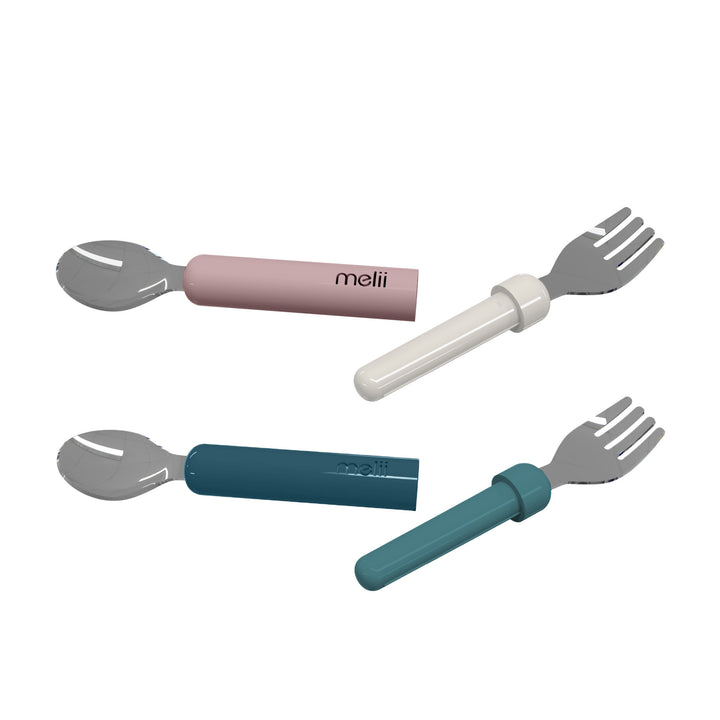 Melii Luxe Spoon & Fork On The Go Set