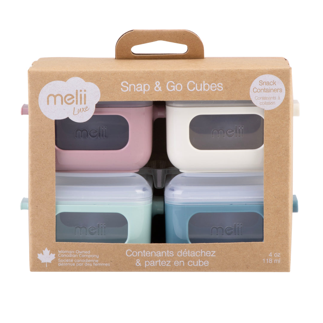 Melii Luxe Snap & Go Cubes - 120ml - 4pk