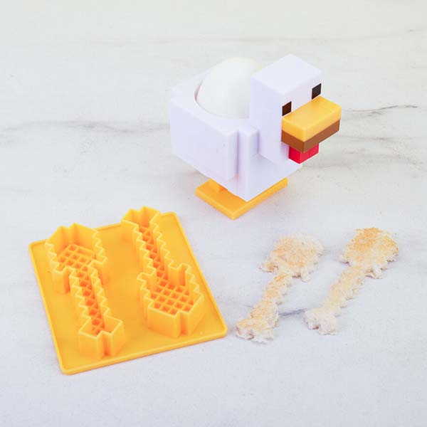 Minecraft Egg Cup & Toast Cutter Set