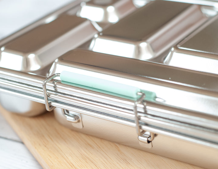 Nudie Rudie Lunch Box Stainless Steel Bento Box & Pots - Mint
