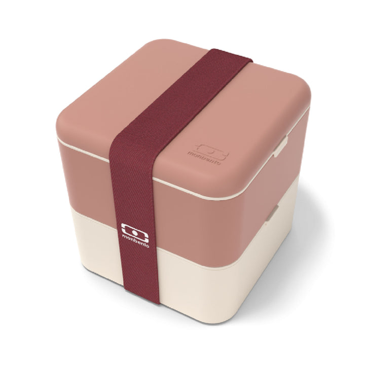 Monbento Microwavable Square Lunchbox - Pink Moka