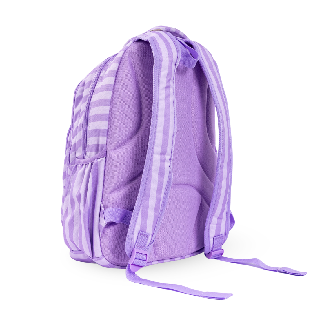 PRE-ORDER - MontiiCo School Bag - Lilac Stripe