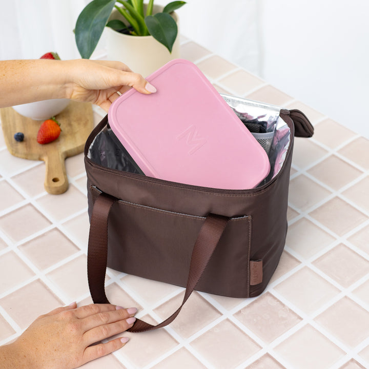 MontiiCo Insulated Cooler Bag - Chocolate