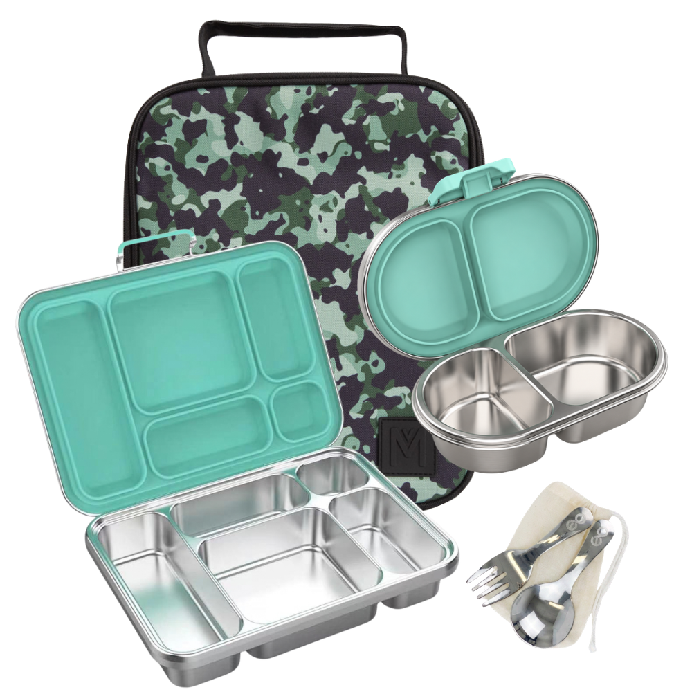 MontiiCo + EverBento Lunch & Snack Bundle - Stealth