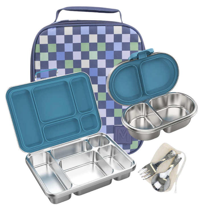 MontiiCo + EverBento Lunch & Snack Bundle - Checkmate