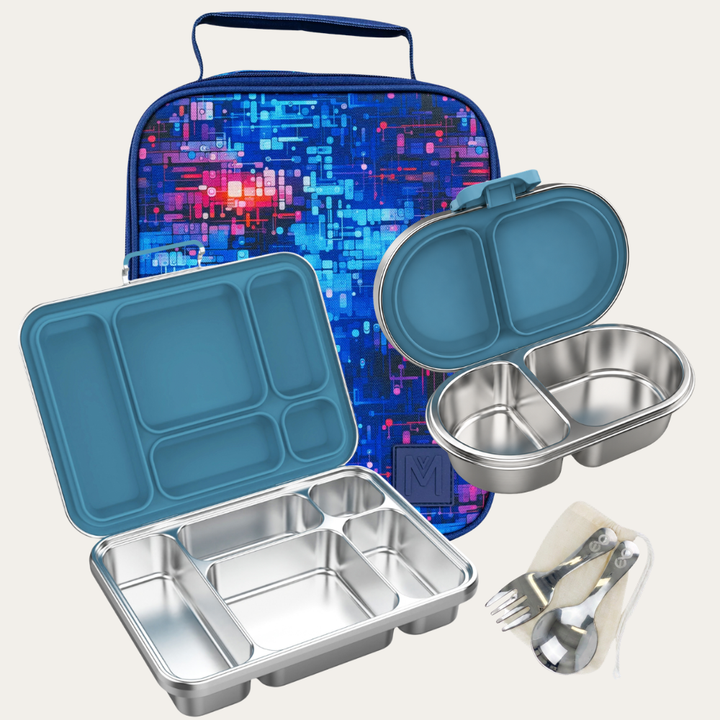 PRE-ORDER - MontiiCo + EverBento Lunch & Snack Bundle - Cosmos