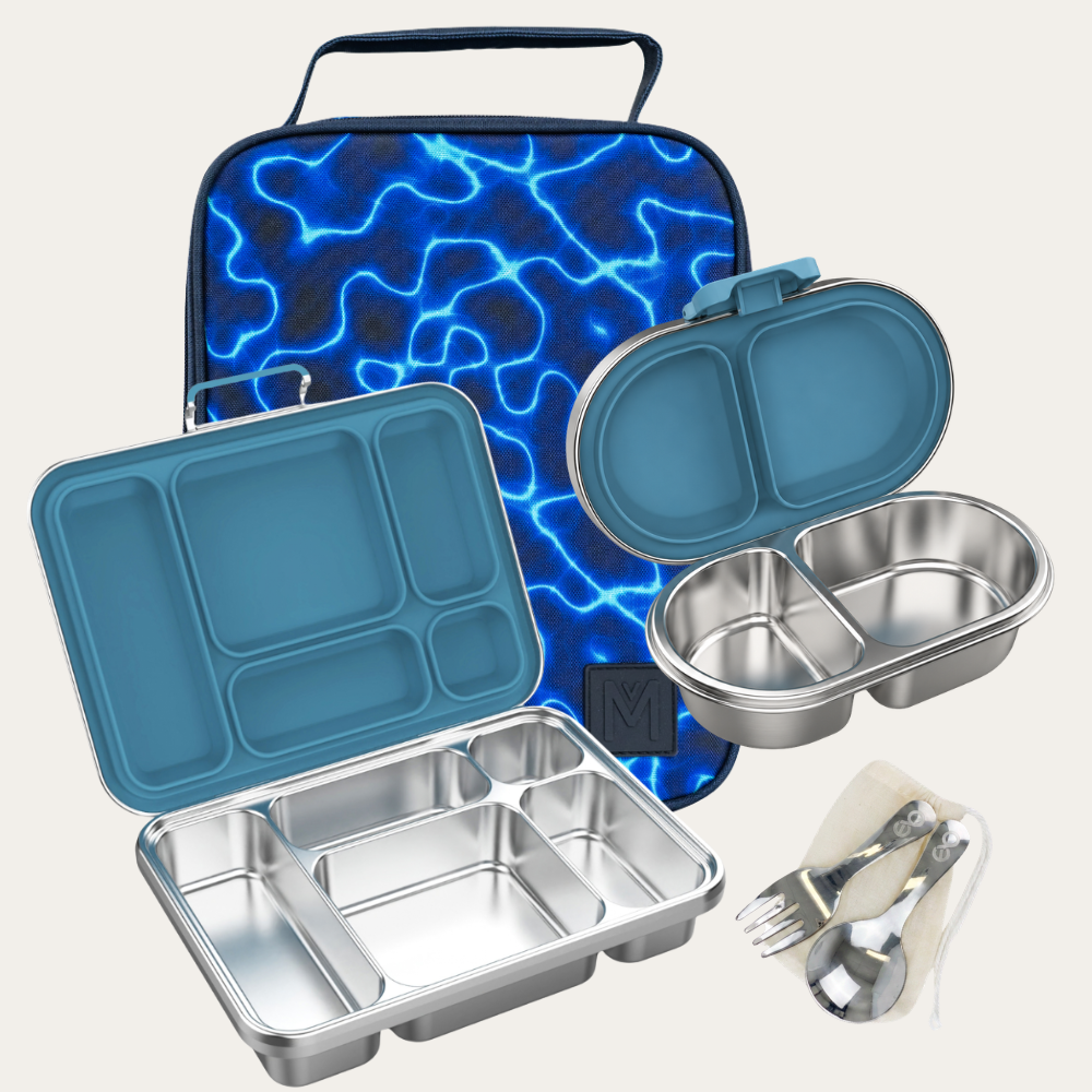 PRE-ORDER - MontiiCo + EverBento Lunch & Snack Bundle - High Voltage