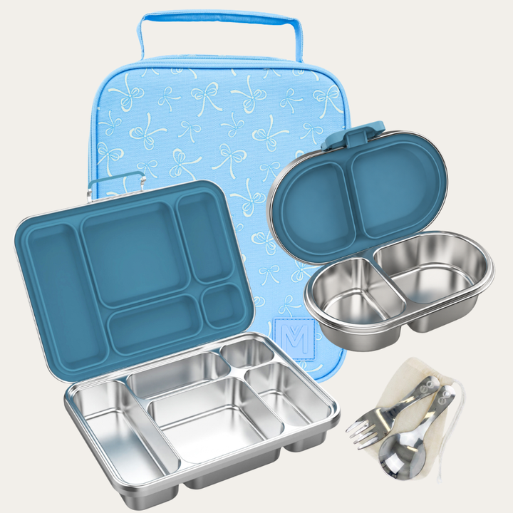 PRE-ORDER - MontiiCo + EverBento Lunch & Snack Bundle - Darling Bows