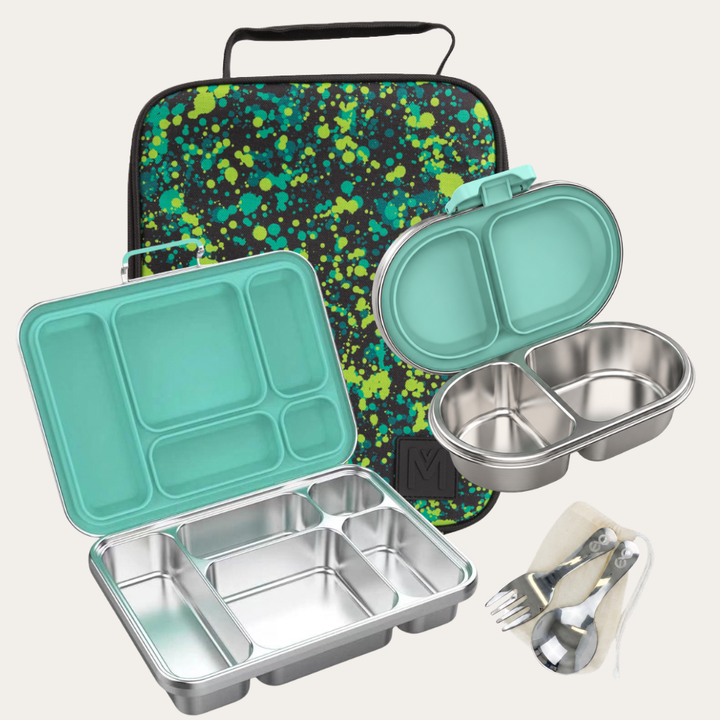 PRE-ORDER - MontiiCo + EverBento Lunch & Snack Bundle - Splat