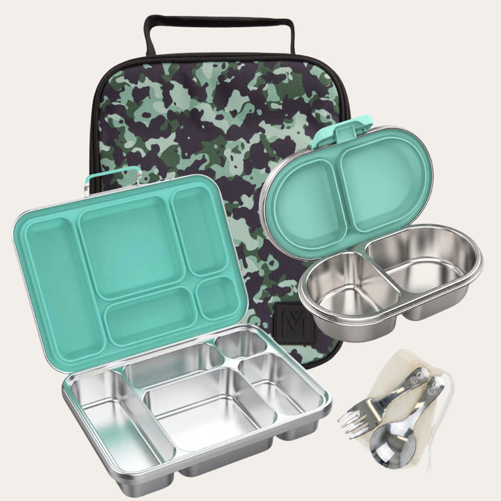 MontiiCo + EverBento Lunch & Snack Bundle - Stealth
