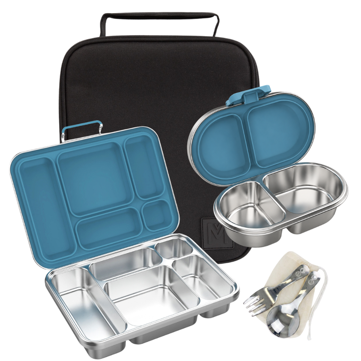MontiiCo + EverBento Lunch & Snack Bundle - Midnight