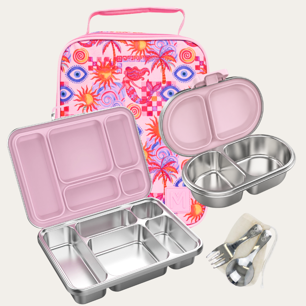 PRE-ORDER - MontiiCo + EverBento Lunch & Snack Bundle - Mystic Mermaid