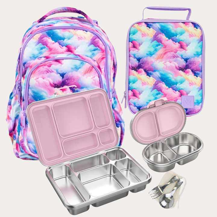 PRE-ORDER - MontiiCo + EverBento Back To School Bundle - Candy Clouds