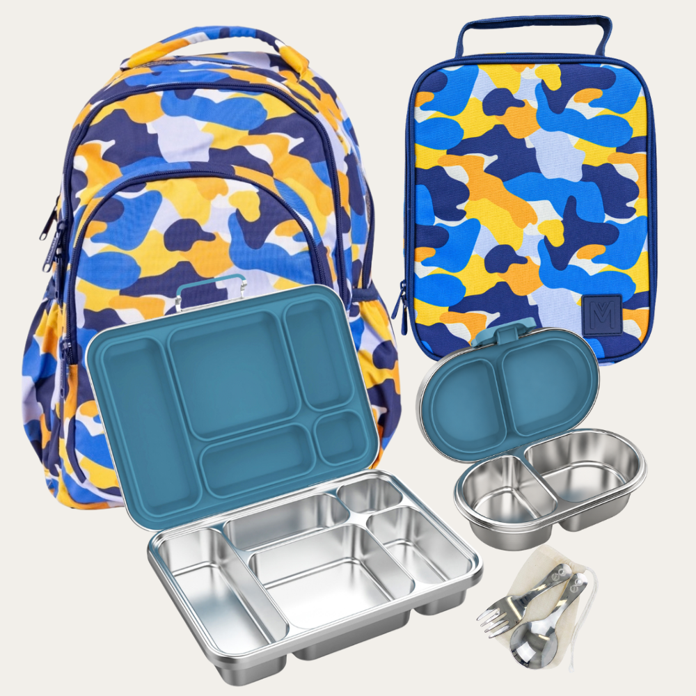PRE-ORDER - MontiiCo + EverBento Back To School Bundle - Camo Trail