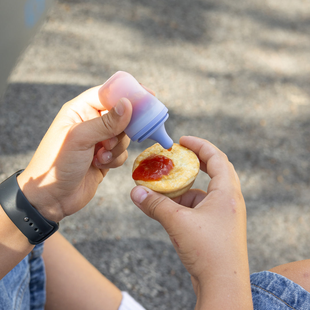 MontiiCo Silicone Sauce Bottle Set - Mojito & Splash