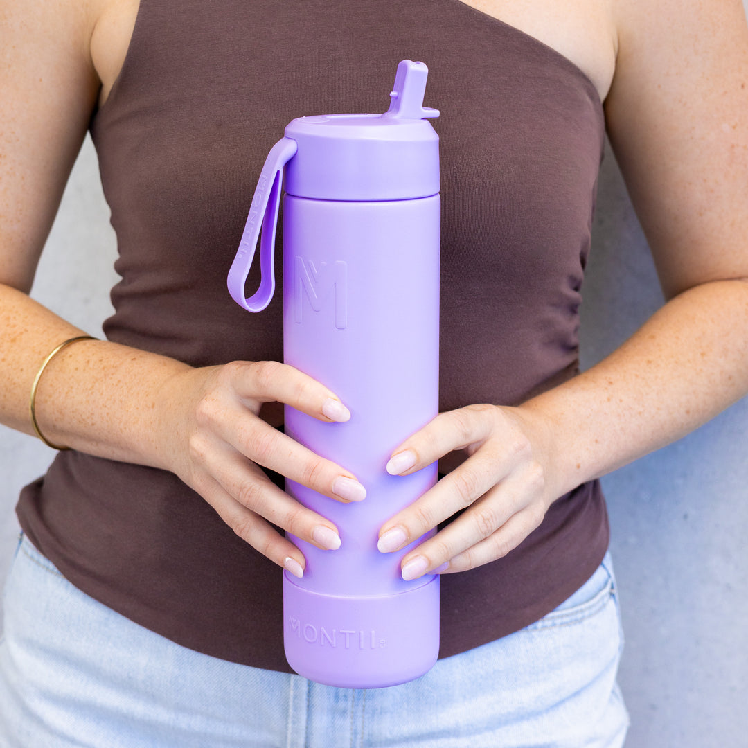 MontiiCo Fusion Complete 700ml Sipper Bottle - Lilac