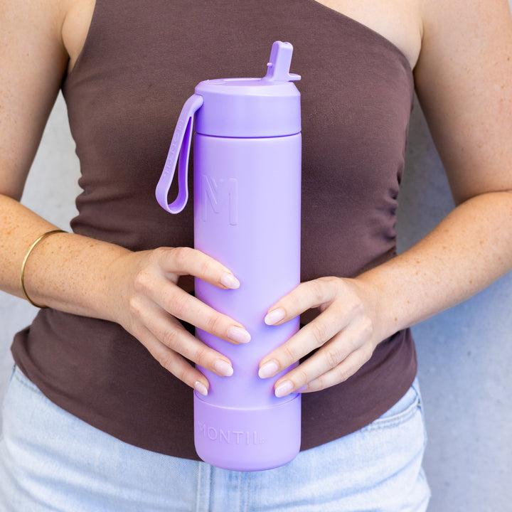 MontiiCo Fusion Complete 700ml Sipper Bottle - Lilac