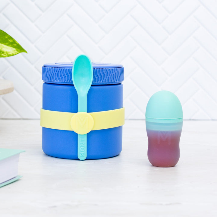 MontiiCo Silicone Sauce Bottle Set - Marine