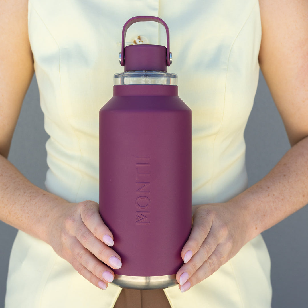 MontiiCo Quench Drink Bottle - 1L - Ruby