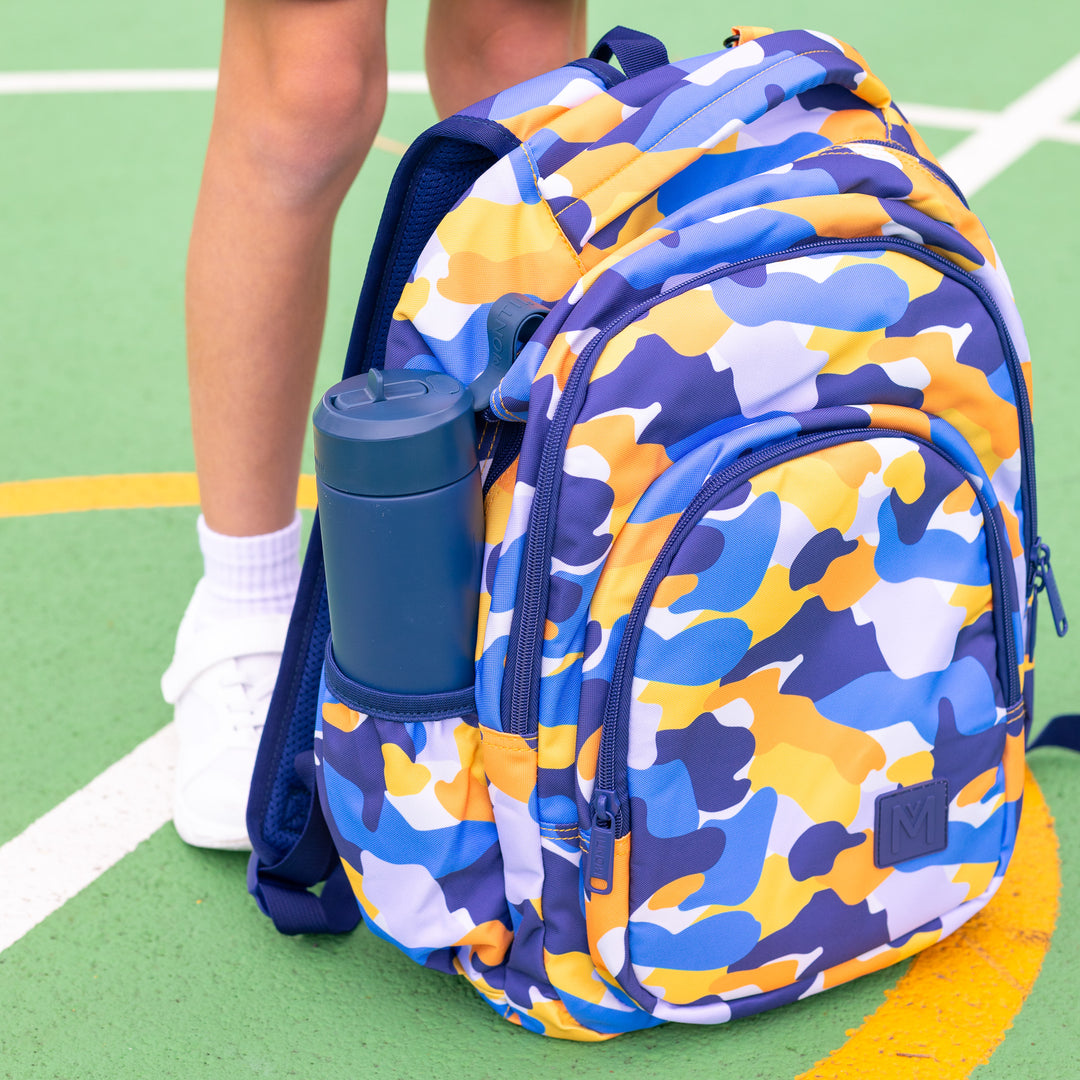PRE-ORDER - MontiiCo School Bag - Camo Trail